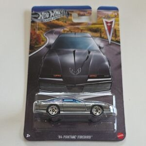 Hot Wheels '84 Pontiac Firebird Car - Silver Series